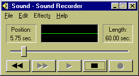 Sound Recorder Recording